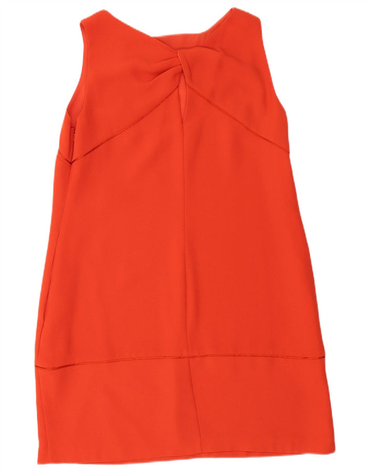 Coast Robe droite sans manches pour femme UK 16 Large Orange Polyester