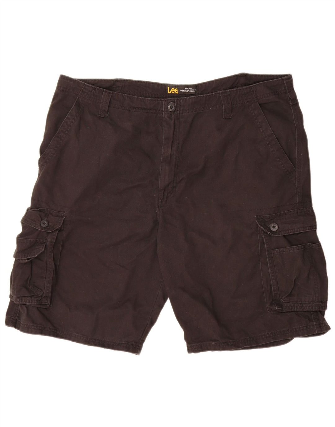 Lee Short Cargo Homme W42 2XL Coton Noir