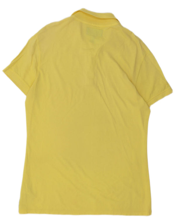 Armani Jeans Polo Muscle Fit Homme XL Jaune Coton