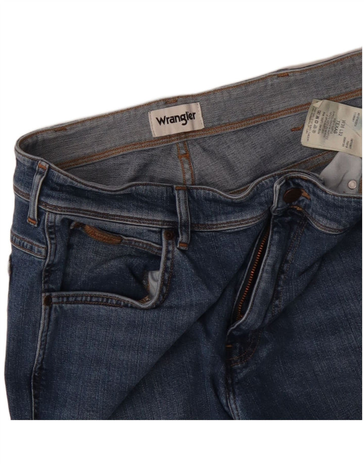 WRANGLER Jean Droit Texas Homme W36 L32 Bleu Coton