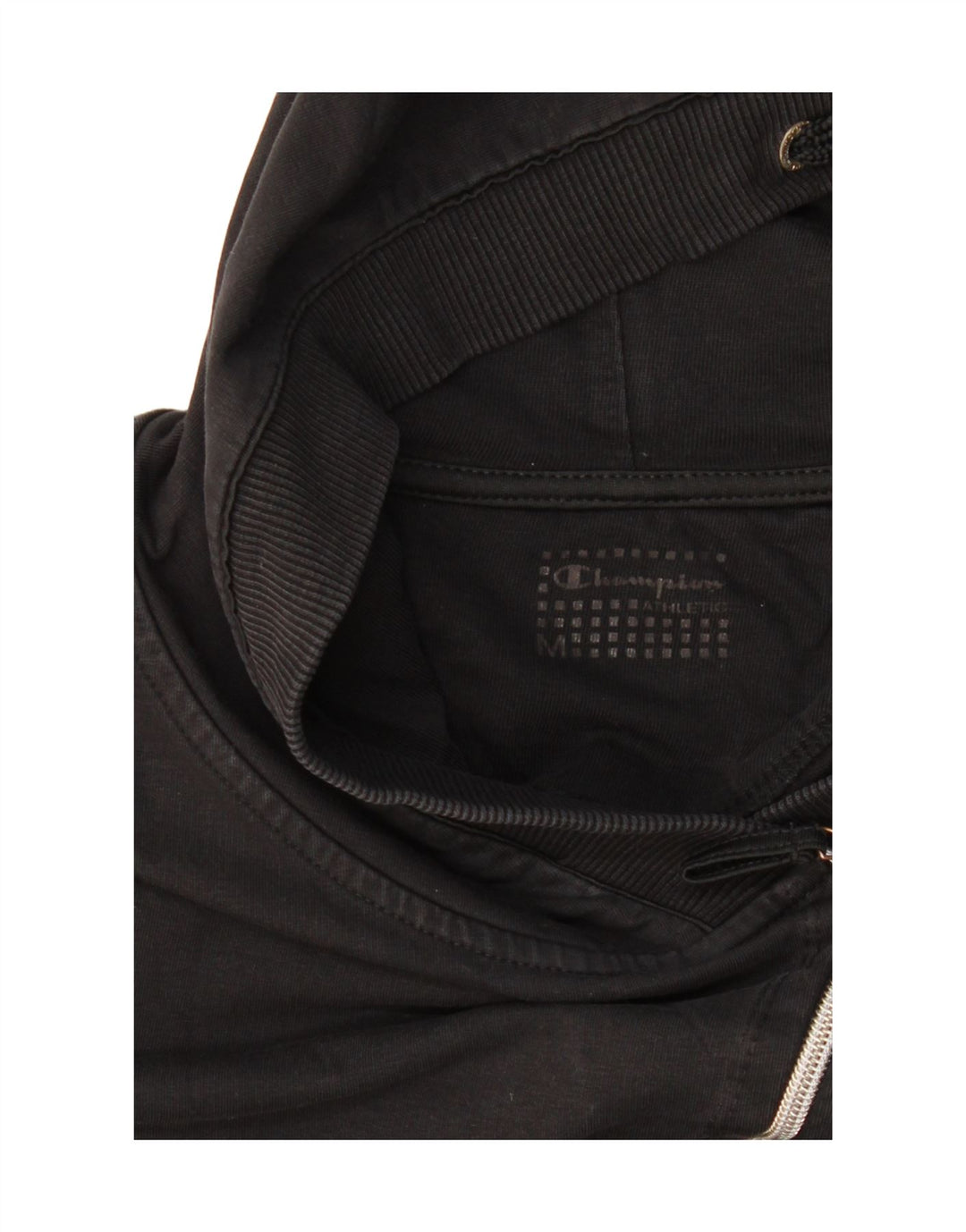 CHAMPION Pull à capuche zippé pour femme UK 12 Noir moyen