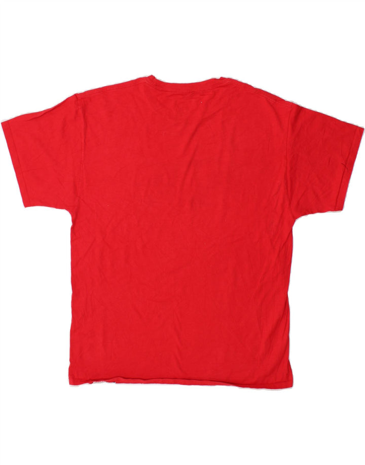 CHAMPION Mens T-Shirt Top Large Red Cotton Vintage Champion and Second-Hand Champion from Messina Hembry 