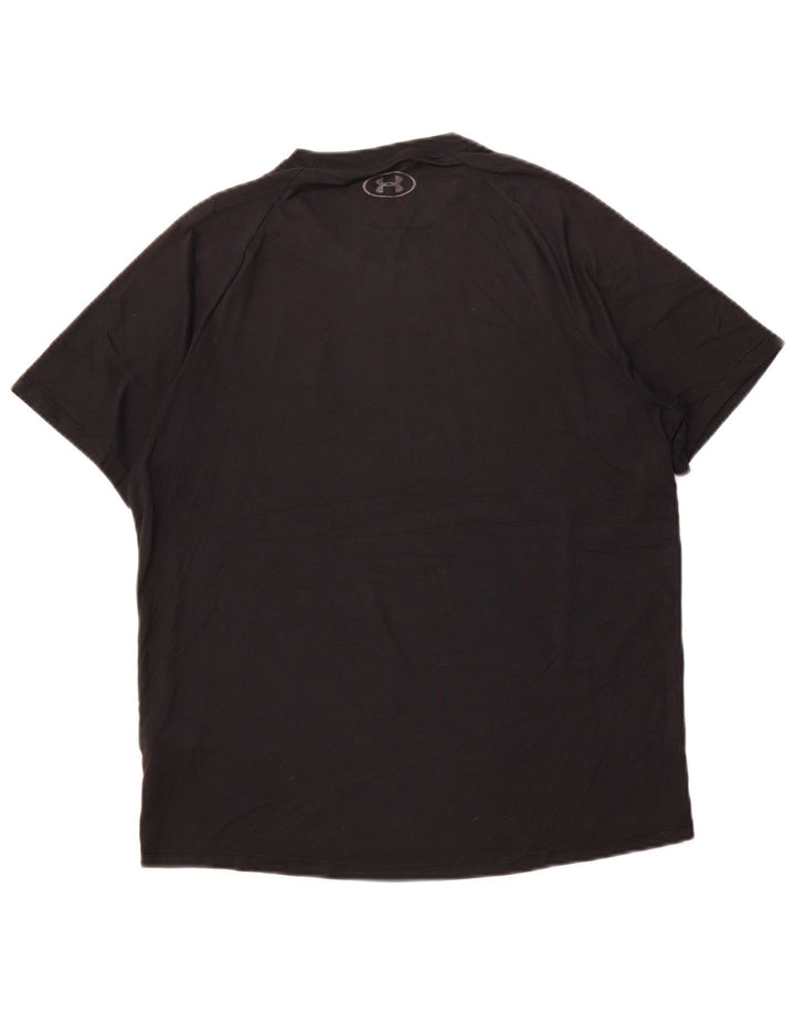 UNDER ARMOUR T-Shirt Homme Noir Moyen Polyester