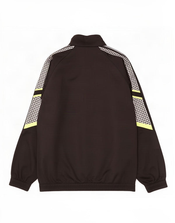 Diadora Veste de survêtement pour homme UK 46 2XL Noir Colorblock Polyester