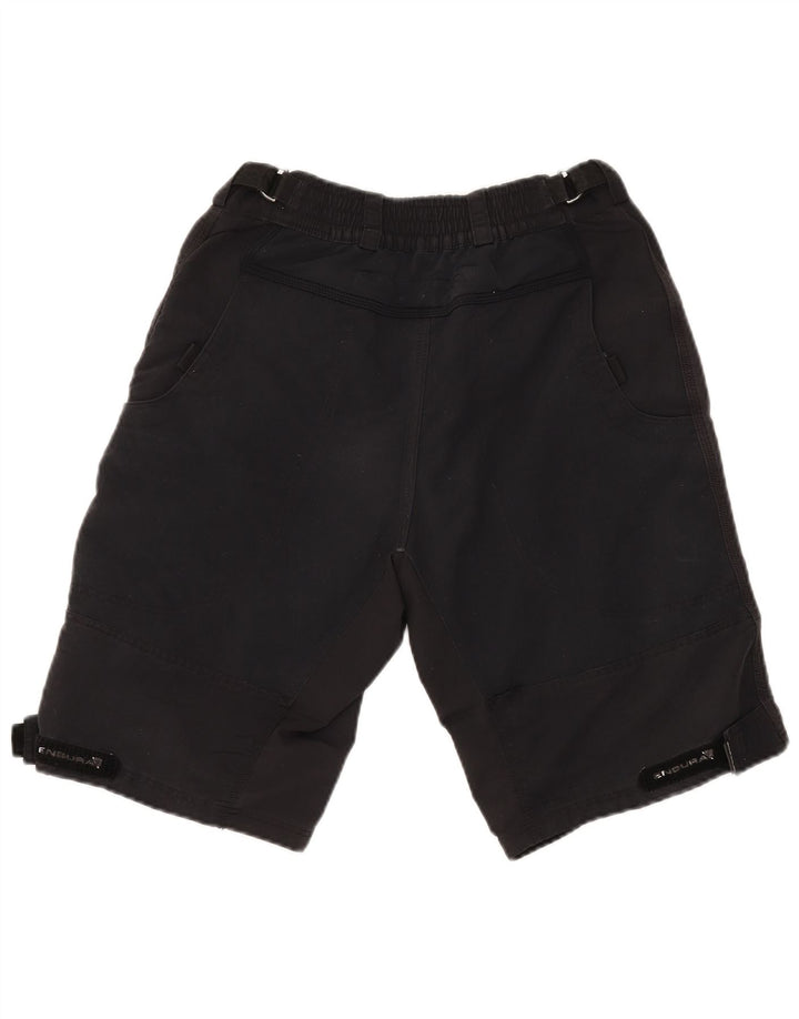 ENDURA Short Cargo Graphique Homme Moyen W32 Nylon Colorblock Noir