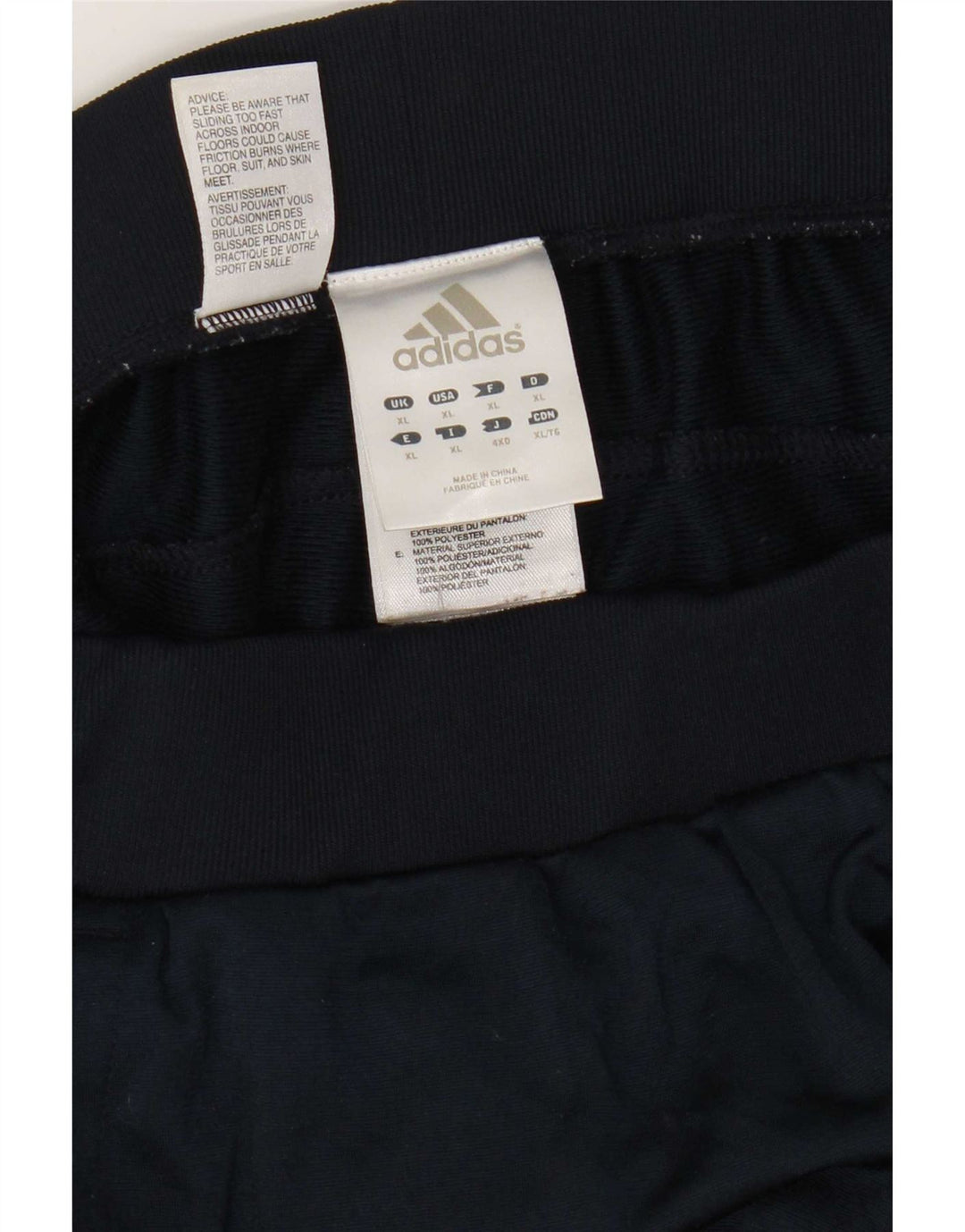 Adidas Pantalon de survêtement pour homme XL Bleu marine Polyester