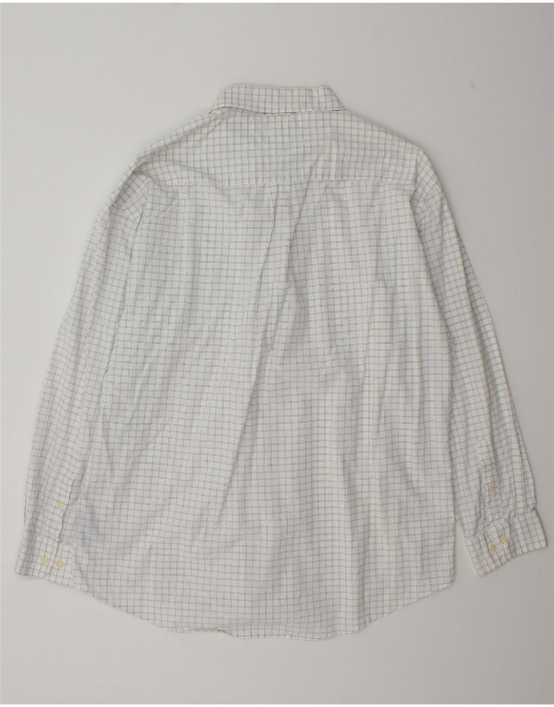 Tommy Hilfiger Chemise Homme XL Blanc Carreaux Coton