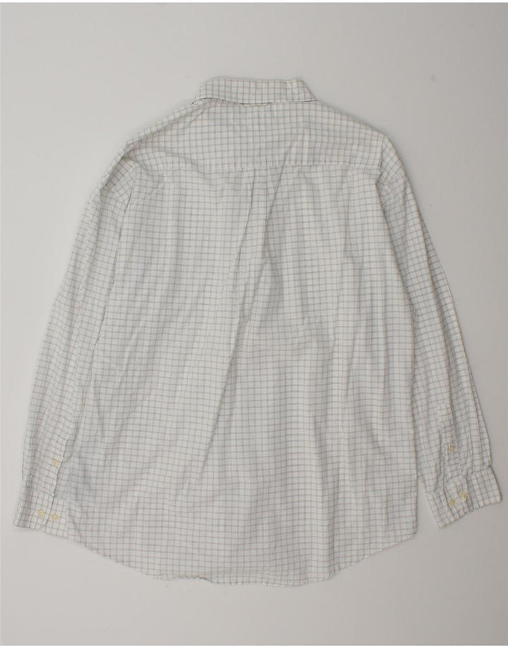 Tommy Hilfiger Chemise Homme XL Blanc Carreaux Coton