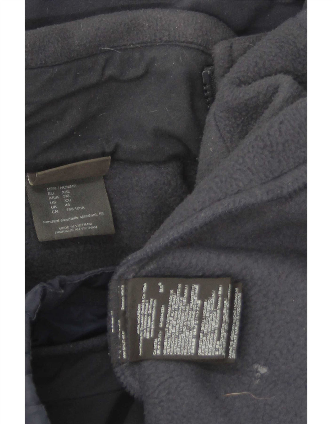Jack Wolfskin Veste coupe-vent pour homme UK 48 2XL Bleu marine Polyester