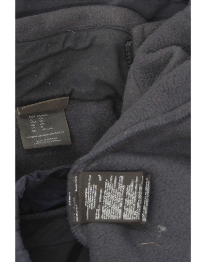 Jack Wolfskin Veste coupe-vent pour homme UK 48 2XL Bleu marine Polyester