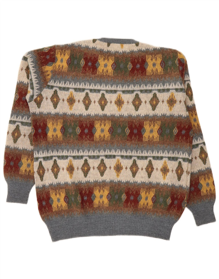 Fruit Of The Loom Pull Col Ras du Cou Homme Moyen Multicolore