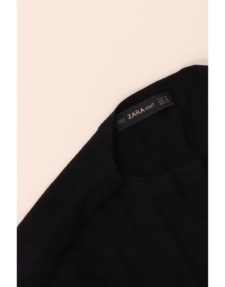 Zara Pull ras du cou pour femme UK 12 Bleu marine moyen