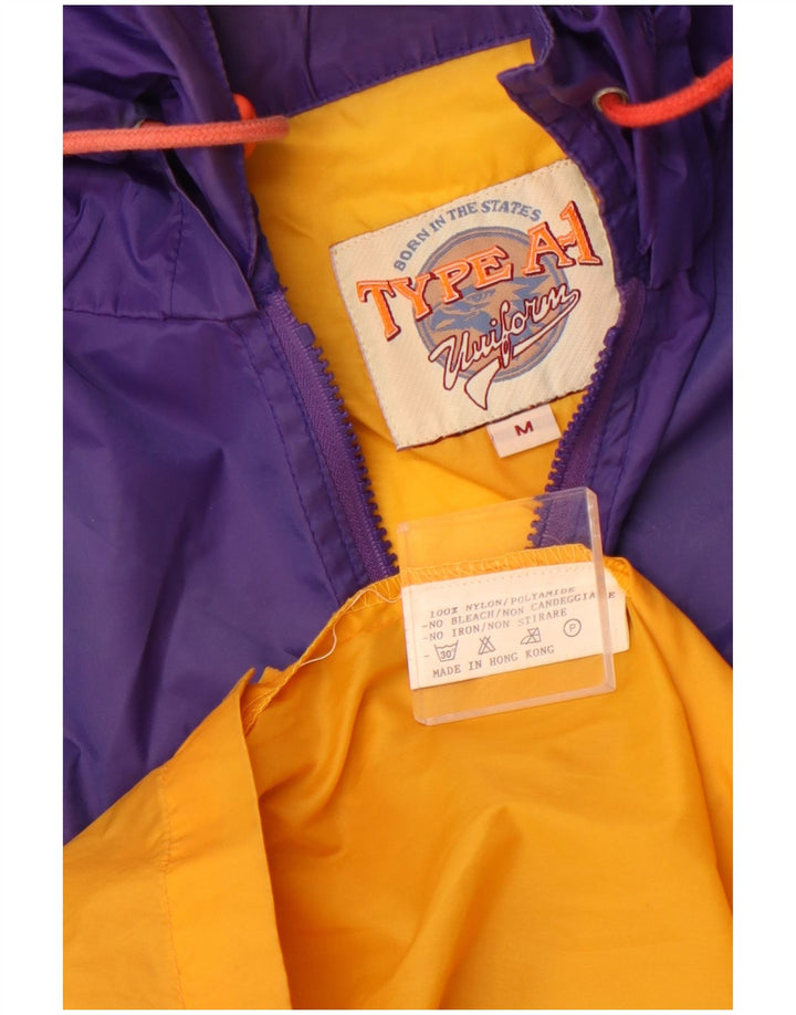 UNIFORM Veste de pluie coupe ample pour homme UK 38 Orange moyen