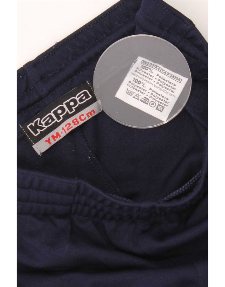 Kappa Short de sport garçon 7-8 ans Bleu marine moyen Polyester