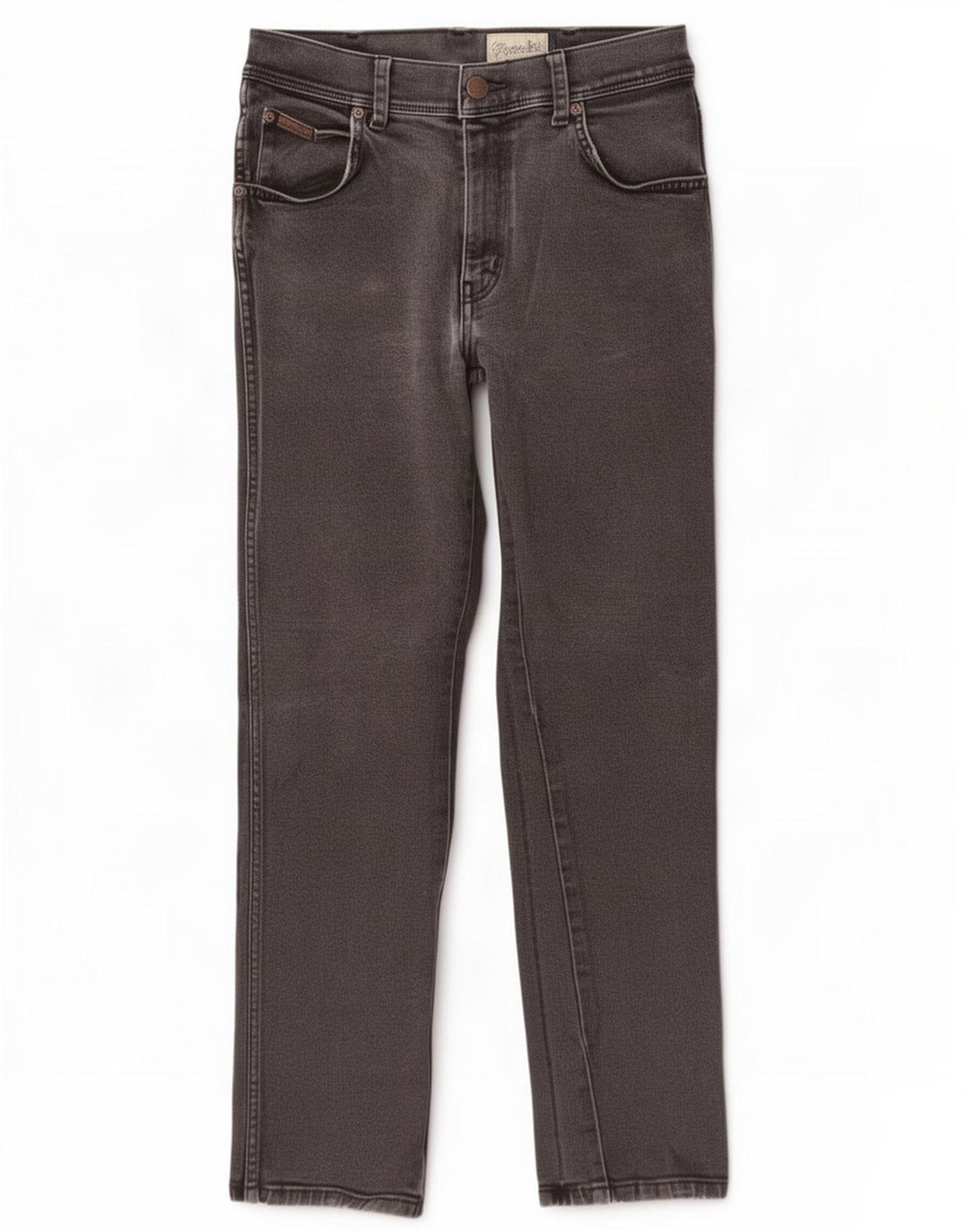 Wrangler Jean Droit Texas Stretch Homme W32 L30 Gris Coton