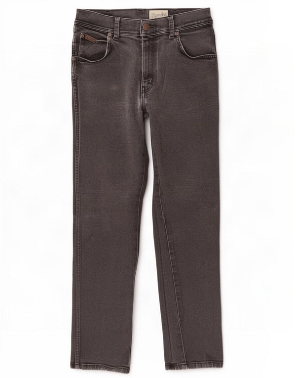 Wrangler Jean Droit Texas Stretch Homme W32 L30 Gris Coton