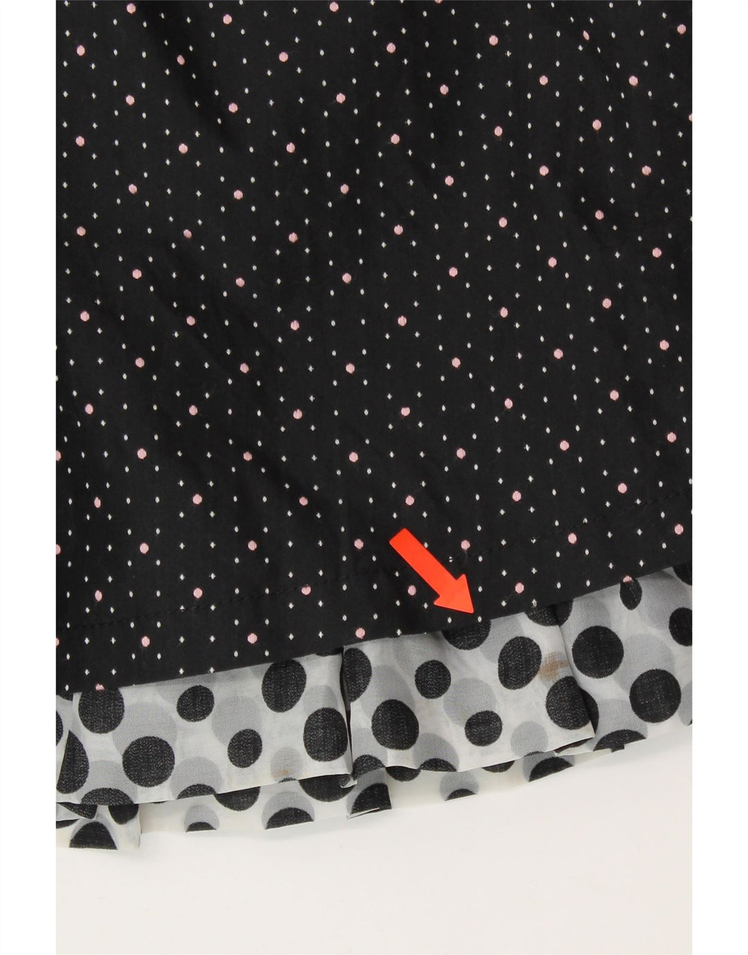 A.YILIAN Mini jupe femme grand W30 noir tacheté