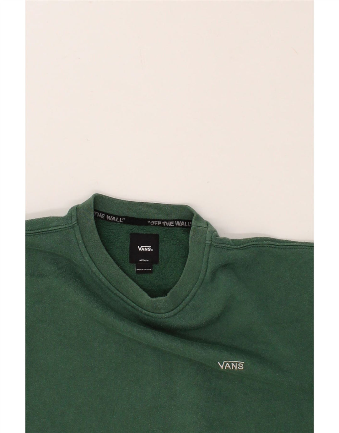 VANS Sweat-shirt pour homme en coton vert moyen