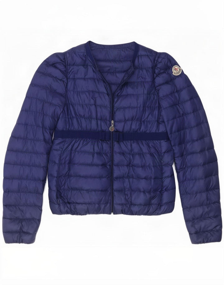 Moncler Veste matelassée Fille 13-14 ans Bleu Marine Polyamide
