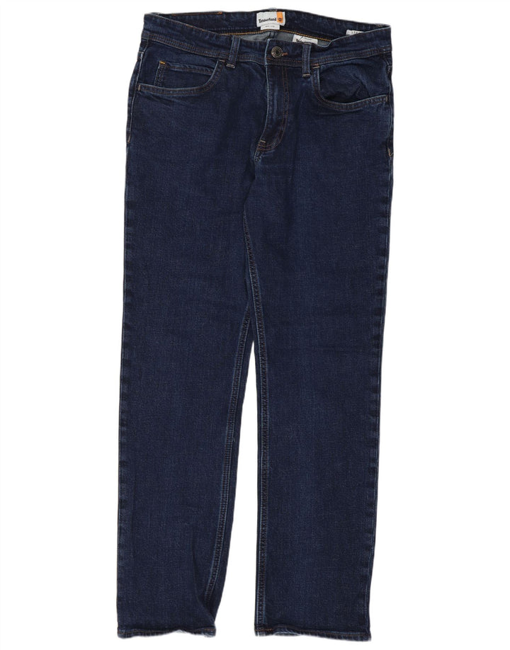 Timberland Jean droit homme W32 L29 bleu marine coton