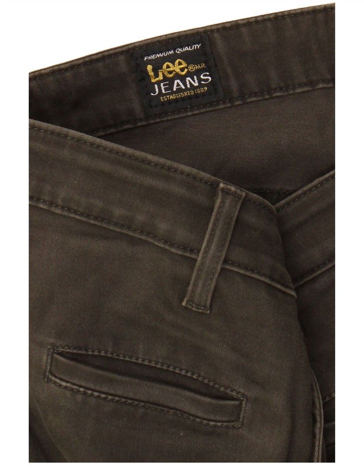 LEE Pantalon décontracté droit femme W26 L27 Kaki