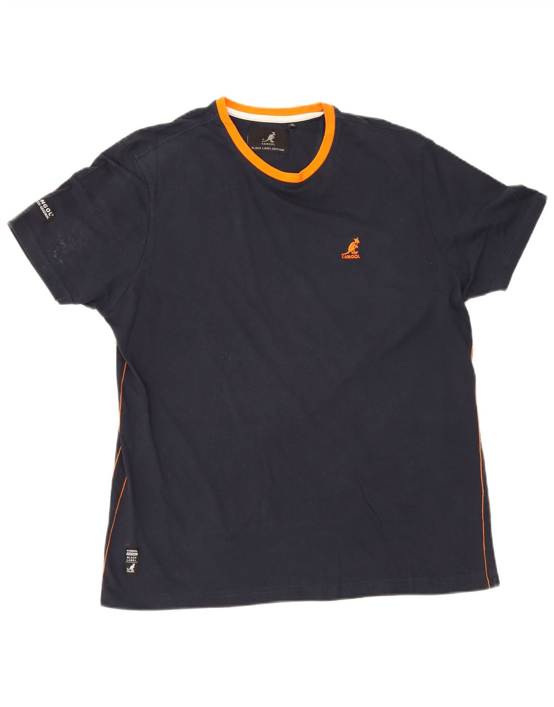 Kangol T-Shirt Homme Top XL Bleu Marine Coton