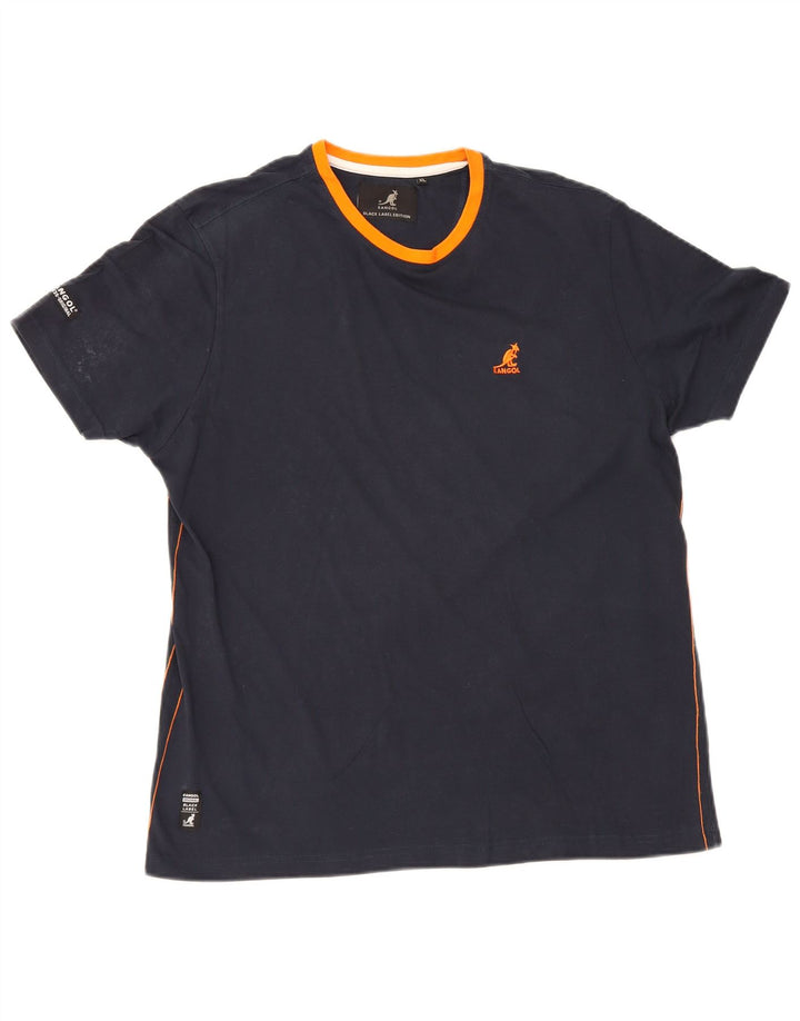 Kangol T-Shirt Homme Top XL Bleu Marine Coton