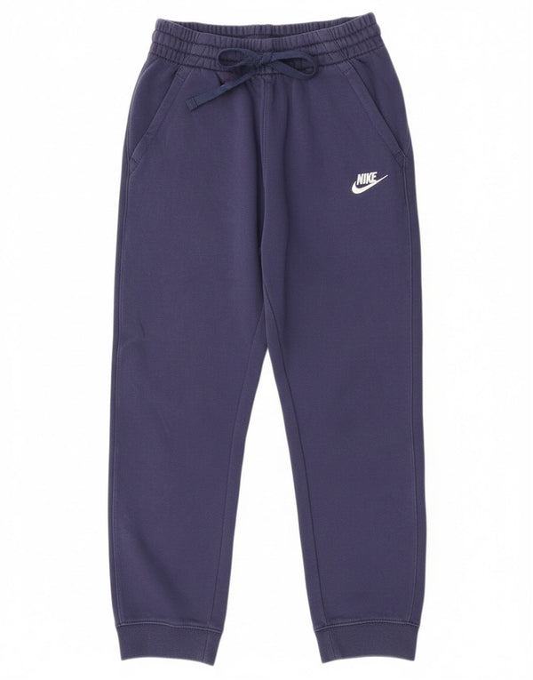 Nike Pantalon de survêtement en polaire pour garçon 12-13 ans Bleu marine Taille L