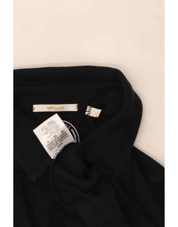 Polo Homme Gas XL Bleu Marine Coton