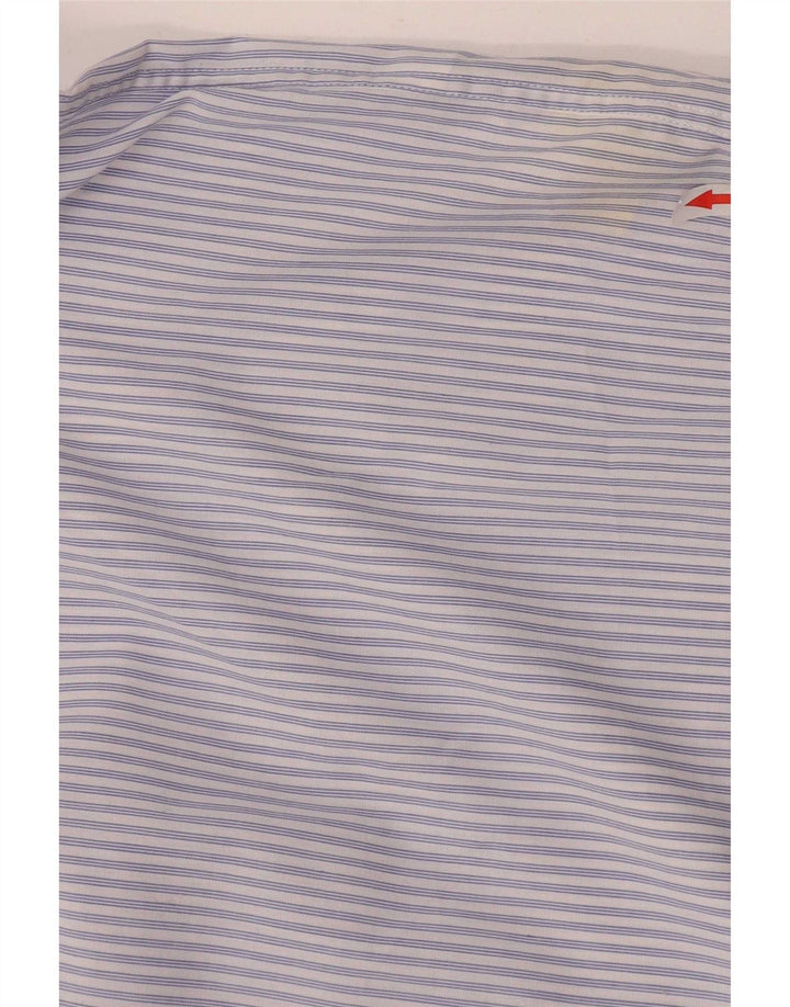 M&Co Chemise Regular Fit Homme Grand Bleu Rayé Coton Classique