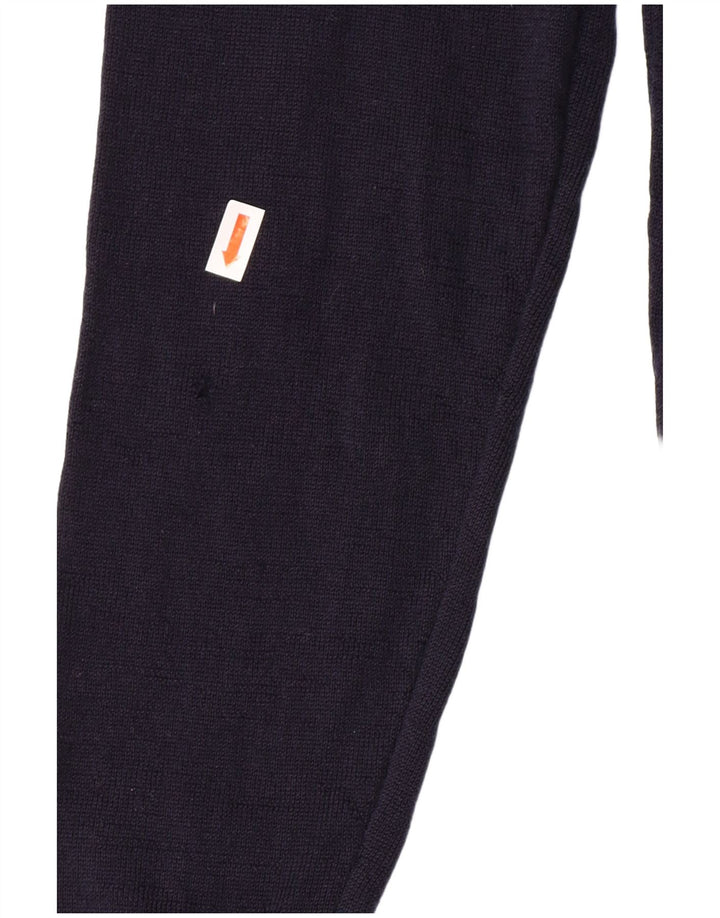 Lacoste Pull ras du cou pour homme Taille 4 Laine vierge bleu marine moyen