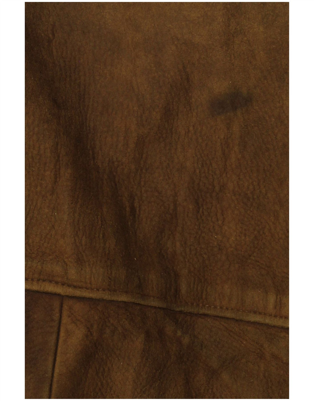 VINTAGE Veste en cuir homme UK 38 Cuir kaki moyen