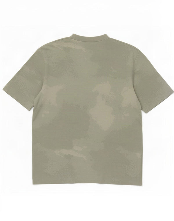 Cos T-shirt décontracté pour homme en coton tie-dye vert petit