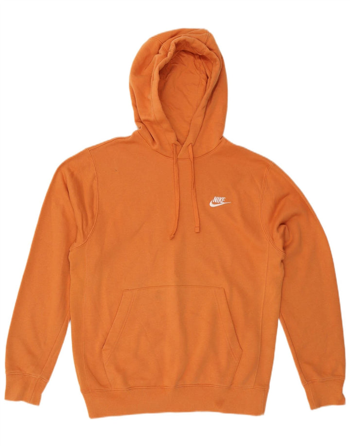 NIKE Pull à capuche pour homme Petit coton orange