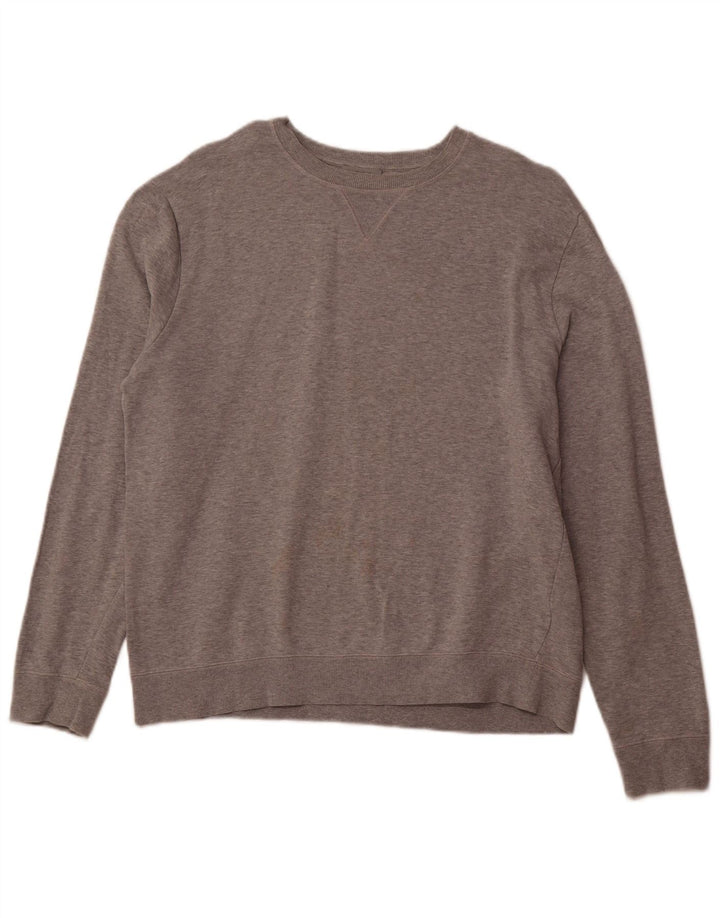 COS Sweat-shirt pour homme en coton gris Taille L