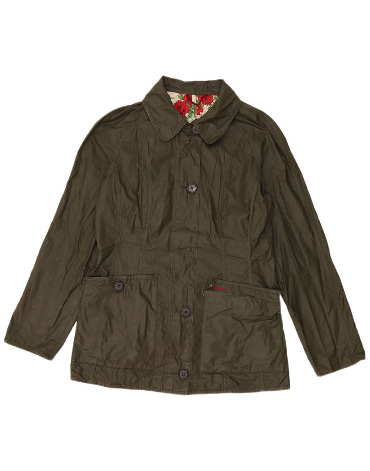 Barbour Veste en coton ciré pour femme UK 10 Small Kaki