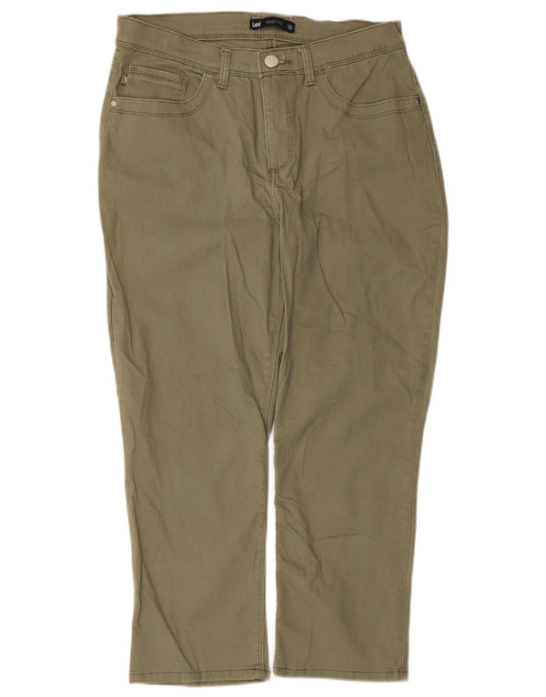 Lee Pantalon Capri Easy Fit pour femme US 8 Medium W30 L22 Coton kaki