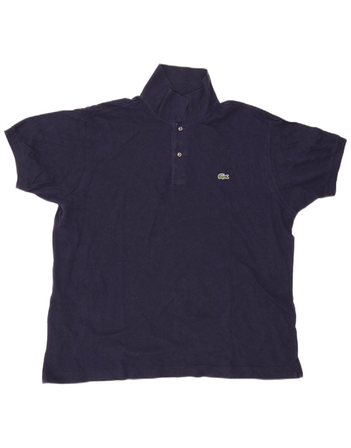 LACOSTE Polo coupe classique pour homme taille 8 3XL bleu marine coton