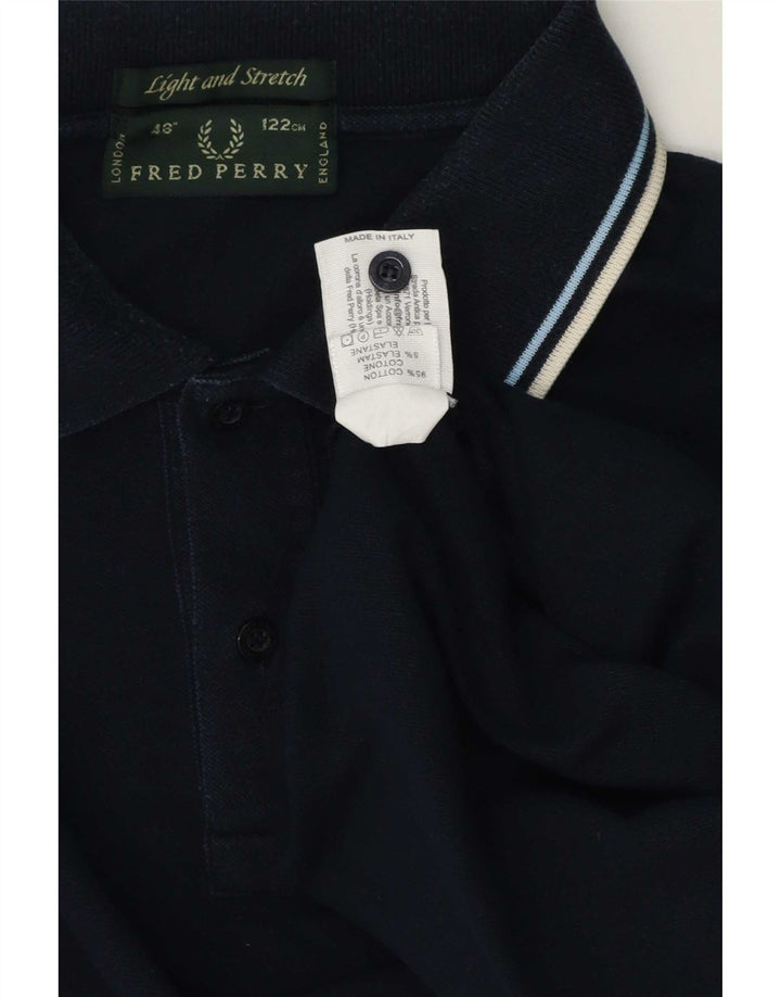 Fred Perry Polo Homme Grand Bleu Marine Coton