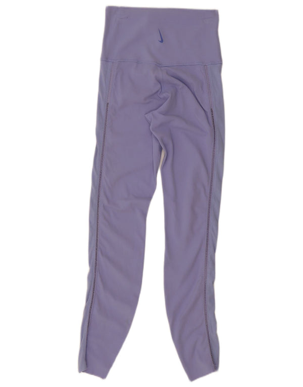 Nike Legging Dri Fit pour femme UK 4 XS Violet Nylon