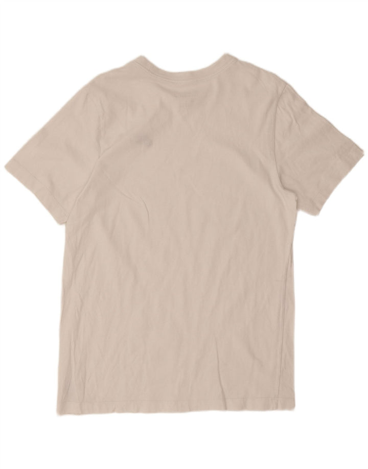Nike T-Shirt Homme Blanc Moyen Coton