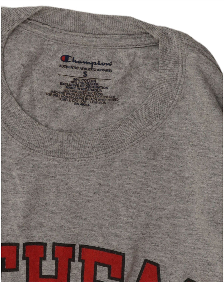CHAMPION T-Shirt Graphique Homme Petit Gris Coton
