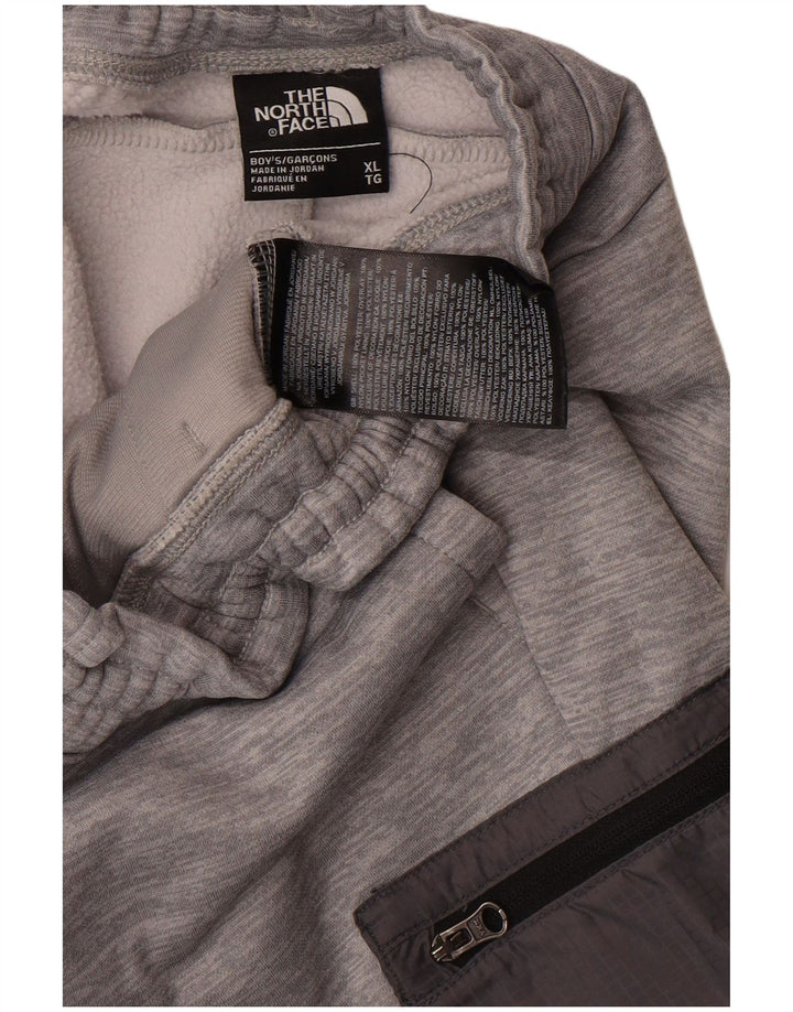 The North Face Short de Sport Garçon 14-15 Ans XL Gris Moucheté Polyester