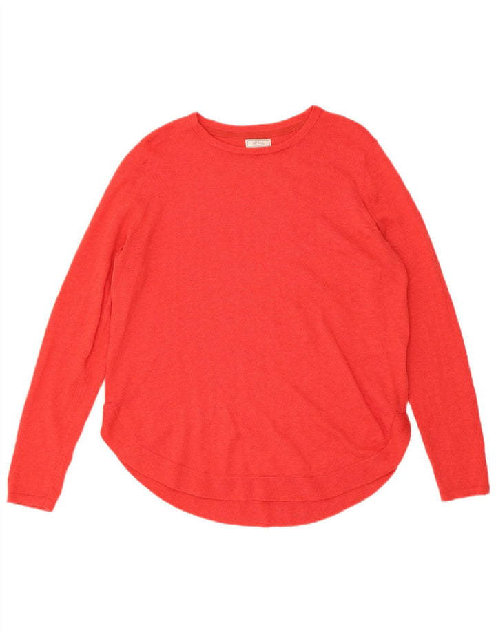 Fat Face Pull col bateau pour femme UK 14 Rouge moyen Polyester