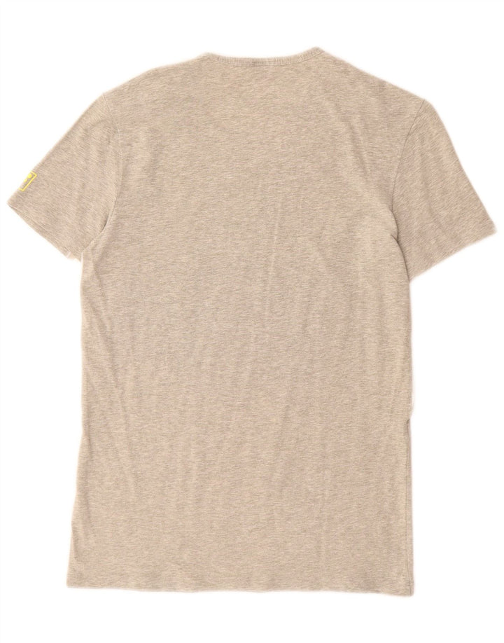 Fila Homme T-Shirt Top Petit Gris Colorblock Coton