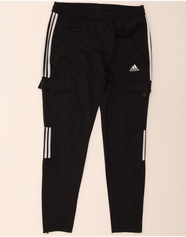 Adidas Pantalon de survêtement cargo pour homme Large Noir Polyester