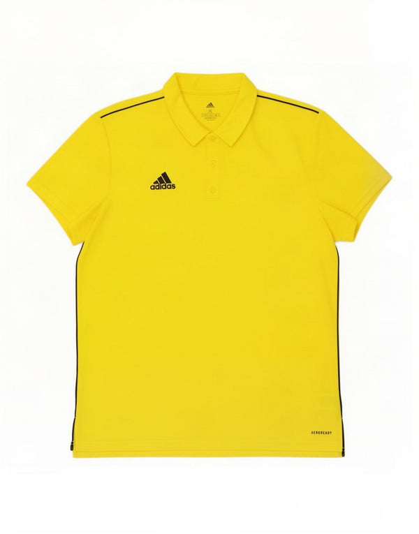 Adidas Homme Aeroready Polo XL Jaune Polyester