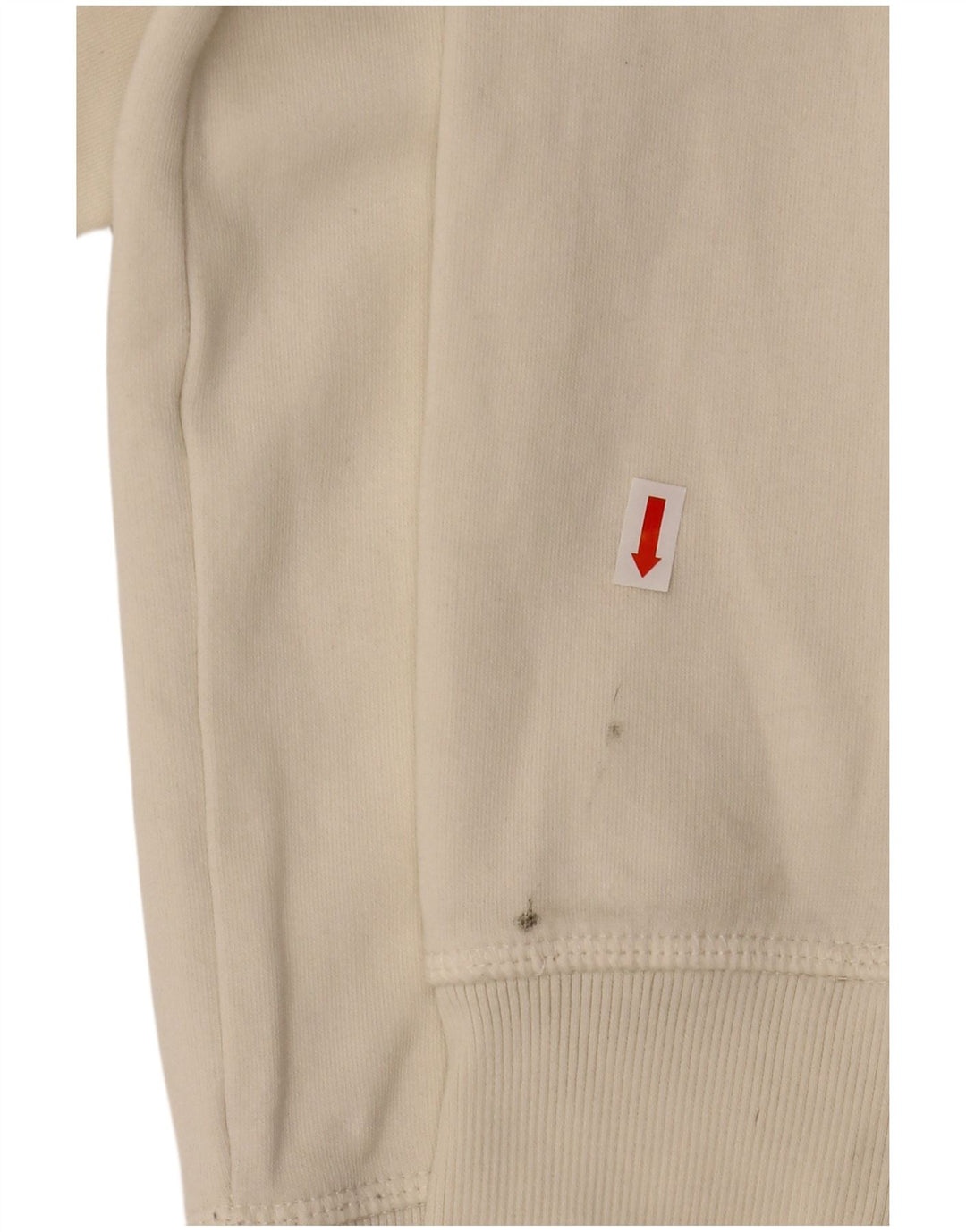 CHAMPION Pull à capuche graphique pour femme UK 14 Coton blanc moyen