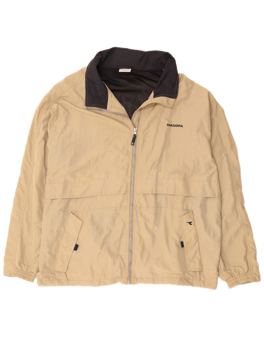 Diadora Veste de Pluie Homme UK 42 XL Beige Polyamide