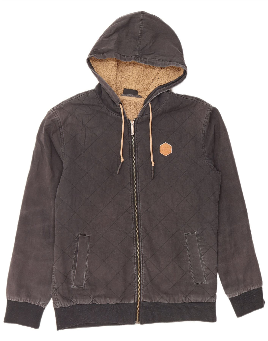 RIP CURL Pull à capuche zippé pour homme Small Noir